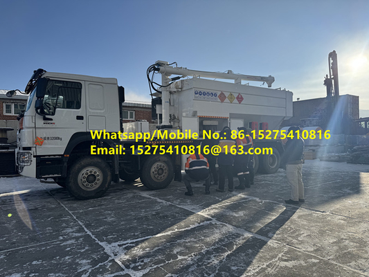 High Filling Efficiency HOWO 15/20/25T BCLH-20 Onsite mixed granular ammonium explosive ANFO Truck emulsion mobile explosive Manufacturing Unit Монголын уул уурхайн тэсэлгээний MEMU MMU BCLH/BCZH/BCRH