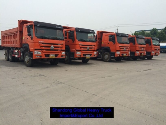 Heavy Duty 6x4 Diesel Cargo Truck 40T Load Capacity ABS Brake System