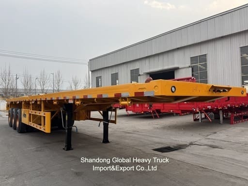20FT/40FT/45FT 2/3/4 Axles Container / Cargo Flatbed / Platform / Flat Deck Semi Truck Trailer