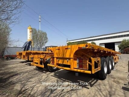 20FT/40FT/45FT 2/3/4 Axles Container / Cargo Flatbed / Platform / Flat Deck Semi Truck Trailer