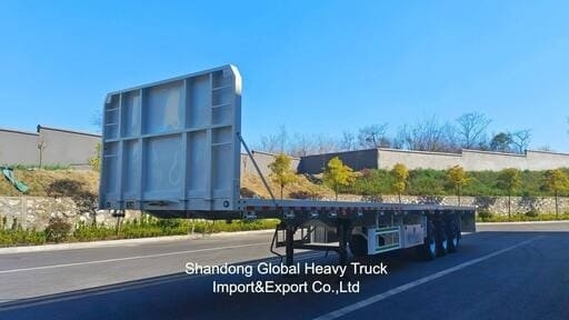 New Models Of Multi Axle Heavy Duty Low Flatbed Semi-Trailers With Direct Factory Sales