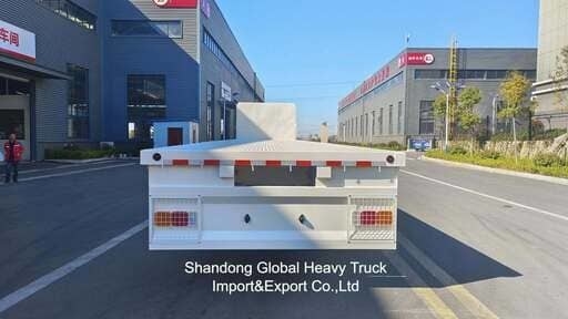 New Models Of Multi Axle Heavy Duty Low Flatbed Semi-Trailers With Direct Factory Sales