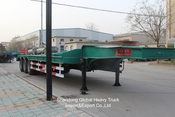 China Manufacture New 3 Axle 20FT 40FT Container Trailer Flatbed Truck Trailer