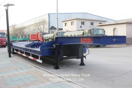 China Manufacture New 3 Axle 20FT 40FT Container Trailer Flatbed Truck Trailer