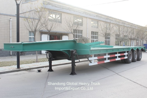 China Manufacture New 3 Axle 20FT 40FT Container Trailer Flatbed Truck Trailer