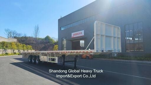 20FT/40FT/45FT 2/3/4 Axles Container / Cargo Flatbed / Platform / Flat Deck Semi Truck Trailer