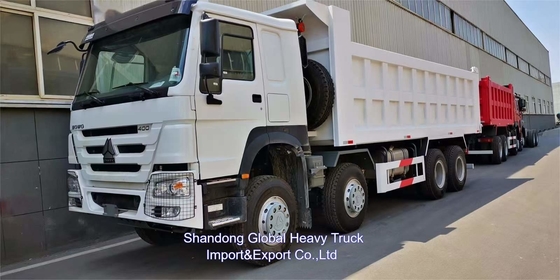 Chinese Sinotruck Howo 400hp Tipper 8x4 Mini  60 Ton Canter new Dump Truck