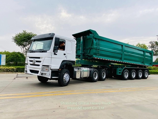 10 Wheel 6X4 40t Sinotruk HOWO Container Cargo Trailer Tractor Head Truck