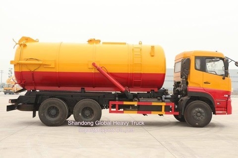 Good Price Dongfeng Vehicles 6*4 Suction Sewage Tank Vacuum Combination Sewer Cleaning Trucks