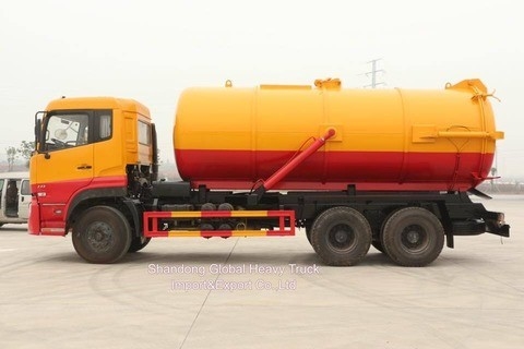 Good Price Dongfeng Vehicles 6*4 Suction Sewage Tank Vacuum Combination Sewer Cleaning Trucks
