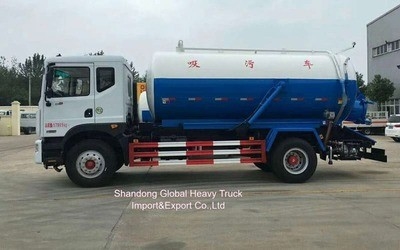 Shacman 4X2  F3000 16000-22000 Suction Sewerage  Vacuum Sewage Suction Truck Hot Sale From Original Factory