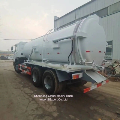 HOWO 10000L Vacuum Sewage Truck Sewage Tank Sewer Cleaning Sewerage  Suction Truck