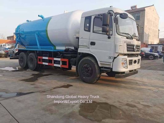 6*4 Drive Wheel 5000L Tank Volume Sewage Suction Truck with 251-350hp Horsepower