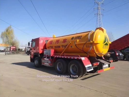 Dongfeng 6X4 18cbm Vacuum Sewage Suction Truck with 8m Sewage Suction Pipe and 6x4 Drive Wheel