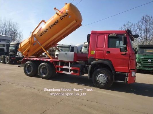 Dongfeng 6X4 18cbm Vacuum Sewage Suction Truck with 8m Sewage Suction Pipe and 6x4 Drive Wheel