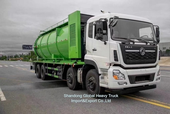 Factory price 8*4 380hp Sewage Suction Truck Dongfeng Chassis 18000L Tank