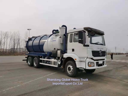 16cbm Shacman Fecal Suction Vehicle Sewage Tanker Truck Sewage Suction Truck
