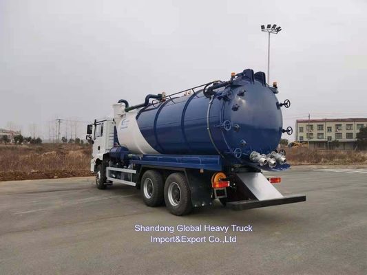6*4 Drive Wheel 5000L Tank Volume Sewage Suction Truck with 251-350hp Horsepower