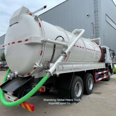 Sinotruk HOWO 6X4 20cbm Sewage Suction Vacuum Tank Truck