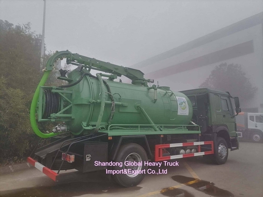 Sinotruk 371HP 18000L Vacuum Sewage Suction Tanker Truck Factory Price