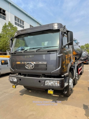 FAW 6X4 High Pressure Pump 20000L 20ton Sewer Cleaning Suction Truck