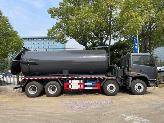 FAW 6X4 High Pressure Pump 20000L 20ton Sewer Cleaning Suction Truck