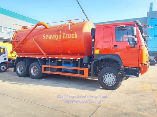 Shacman F3000 6X4 Sewage Suction Truck 20 Cubic Meters Volume 300HP