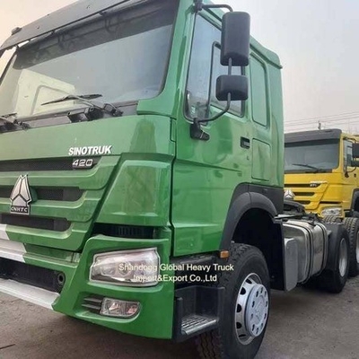 371HP And 420HP Sinotruck HOWO A7 6X4 Tractor Trucks with 12.00R20 Tires