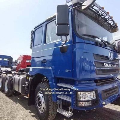 Shacman 6X4 Tractor Truck 371HP Prime Mover with 12.00R20 Tires for Heavy Cargo