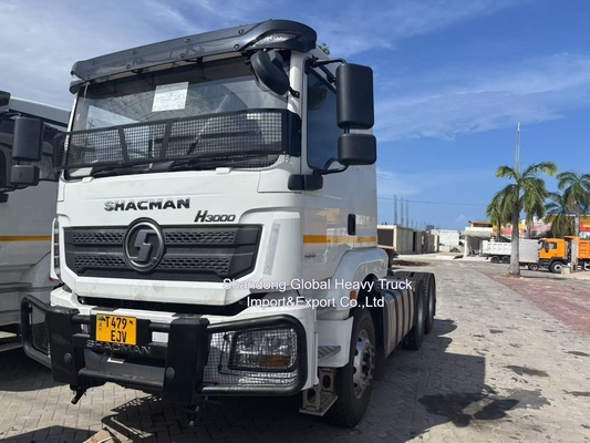 6X4 Left Drive or Right Hand Drive 380HP Shacman F3000 Tractor Trailer Used Tractor Head Truck