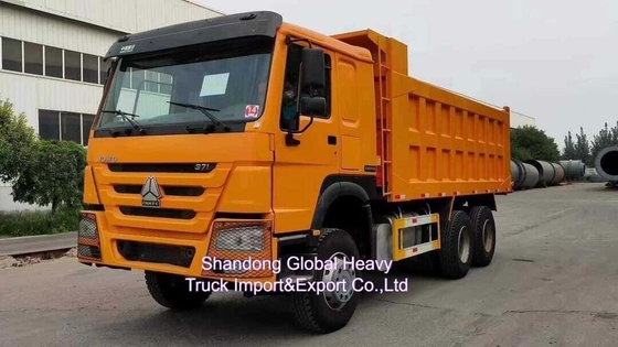 Used Refurbished Left Hand Dirver Heavy Type 6X4 HOWO Dump Truck 10 Wheels Dump Truck