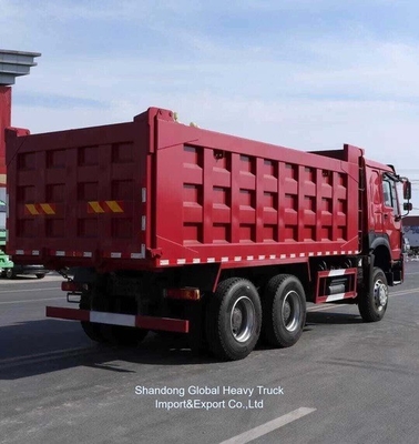 Manual Transmission Sinotruk HOWO 380 HP 6X4 Tipper / Dumper / Dump Truck