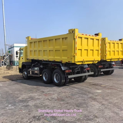 Used Sinotruk 6X4 10-Wheel HOWO Dump Truck Steel Material Exported to Africa