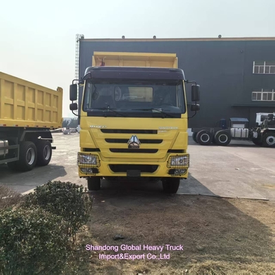 Used Sinotruk 6X4 10-Wheel HOWO Dump Truck Steel Material Exported to Africa