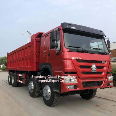 Sinotruk HOWO 380 HP 8×4 Dump Truck with 50t Load Capacity for Heavy Duty Material Transport