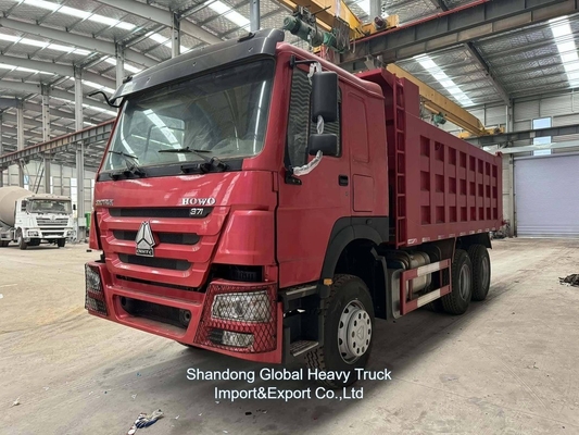 Manual Transmission Sinotruk HOWO 380 HP 6X4 Tipper / Dumper / Dump Truck