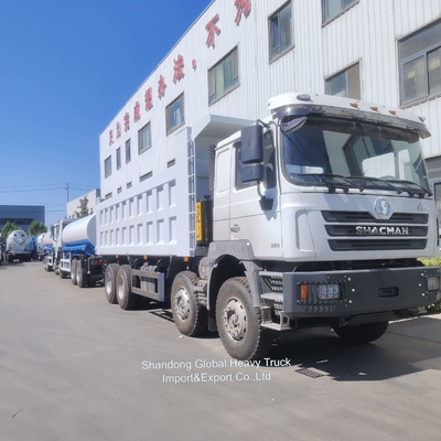 Good Condition 8*4 10 Wheeler 380HP Manual Diesel Tipper Mining Truck Euro3  Shacman F3000 Dump Truck