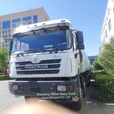 Good Condition 8*4 10 Wheeler 380HP Manual Diesel Tipper Mining Truck Euro3  Shacman F3000 Dump Truck
