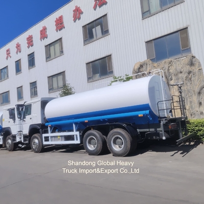 Sino HOWO Brand 6*4 20000L Drinking Water Tank Truck Stainless Steel Water Truck