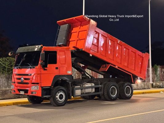 Used HOWO 6X4 Dump Truck 371, 375 336 HP 10-Wheeler 30 Tons Tipper Truck