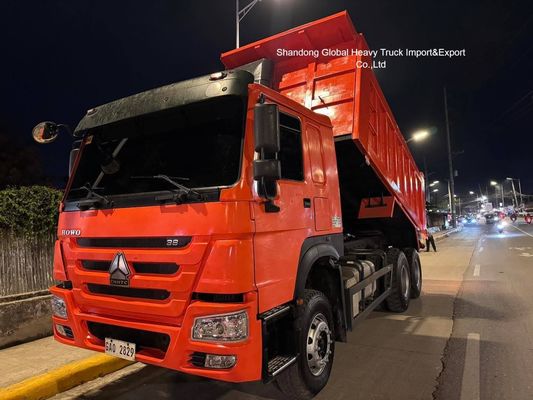 Used HOWO 6X4 Dump Truck 371, 375 336 HP 10-Wheeler 30 Tons Tipper Truck