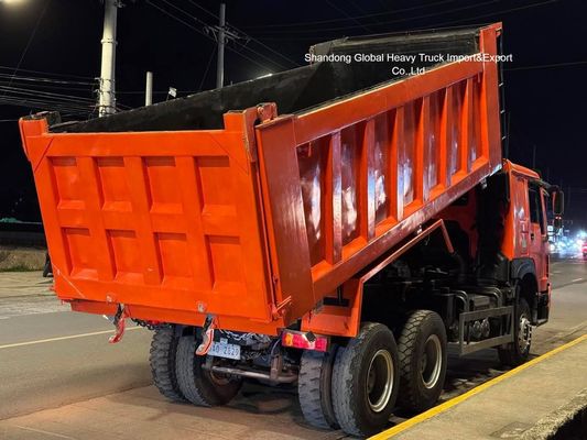 Used HOWO 6X4 Dump Truck 371, 375 336 HP 10-Wheeler 30 Tons Tipper Truck
