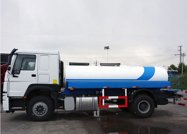 Carbon Steel Tank Water Carrier Truck , 4×2 266hp Lpg Truck Tanker 8m3 Volume