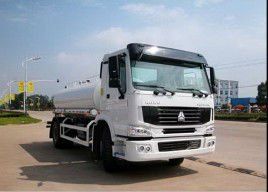 Carbon Steel Tank Water Carrier Truck , 4×2 266hp Lpg Truck Tanker 8m3 Volume