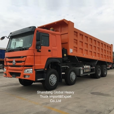 China Sinotruk HOWO Used 371/375HP 8X4 Right Hand Drive Mini Dump Truck in stock