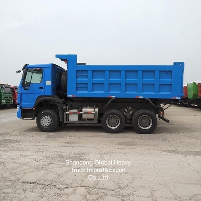 Used Global HOWO Dump Truck New blue Large Capacity 35 Tons Dump Truck