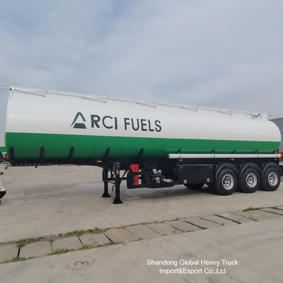 40 Cubic Tank 3 Axles Aluminum Alloy Fuel Tanker Semi Trailer for Long-distance Transportation