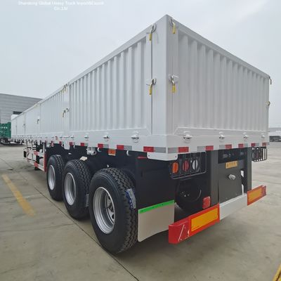 4 Axles 100 Tons Capacity Premium Customized Fence Cargo Semi Trailer for Heavy Load Transport