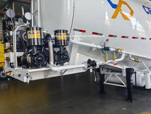 40 Tons 40 CBM Bulk Cement Tanker Semi Trailer with High-Strength Steel for Heavy-Duty Transport