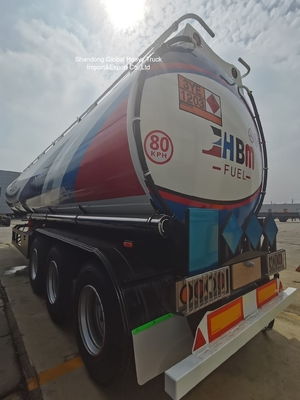45000 Liters 3-Axle Fuel Tanker Semi Trailer for Diesel Transport